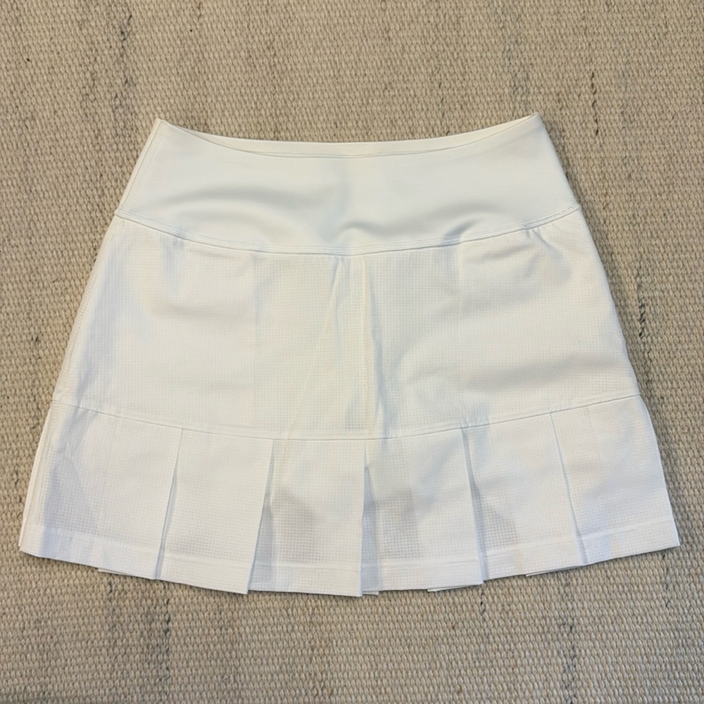 Puma White Pleated Skirt - Size XXS